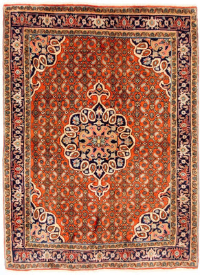Tapis persan - Bidjar - 165 x 120 cm - orange