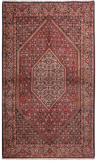 Tapis persan - Bidjar - 190 x 112 cm - rouge clair