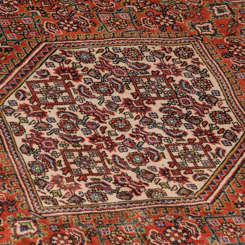 Tapis de couloir Tapis persan - Bidjar - 214 x 77 cm - marron