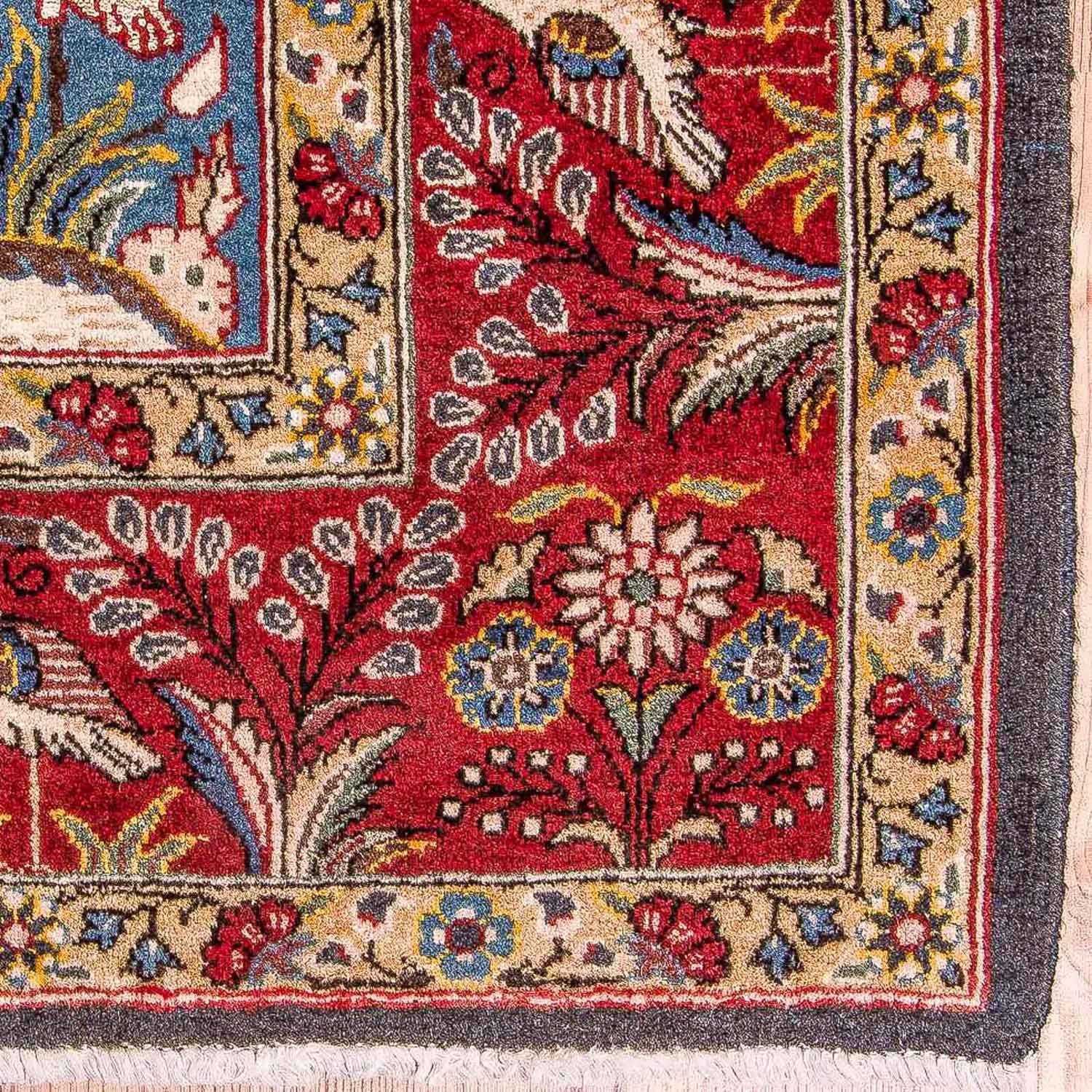 Tapis persan - Ghom - 207 x 137 cm - bleu clair