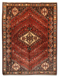 Tapis persan - Nomadic - 224 x 163 cm - rouge