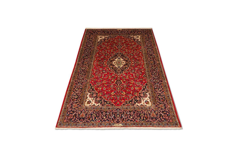 Tapis persan - Keshan - 216 x 141 cm - rouge