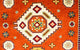 Tapis oriental - 241 x 171 cm - orange