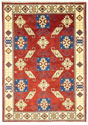 Tapis oriental - 241 x 172 cm - rouge