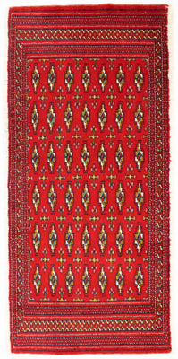 Tapis de couloir Tapis Turkaman - 100 x 50 cm - rouge