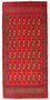 Tapis de couloir Tapis Turkaman - 100 x 50 cm - rouge