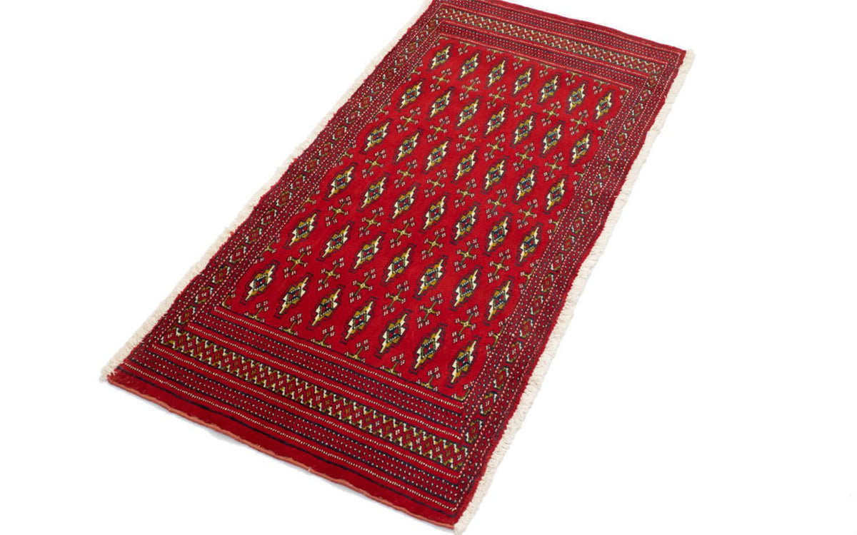Tapis de couloir Tapis Turkaman - 100 x 50 cm - rouge