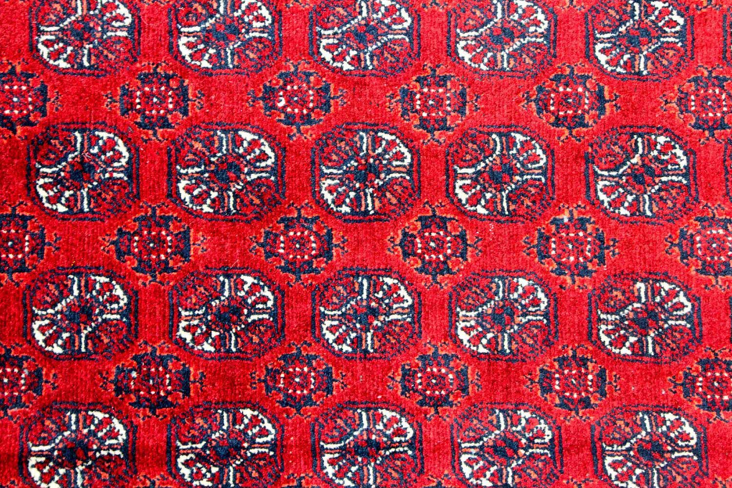 Tapis afghan - Boukhara - 300 x 195 cm - rouge
