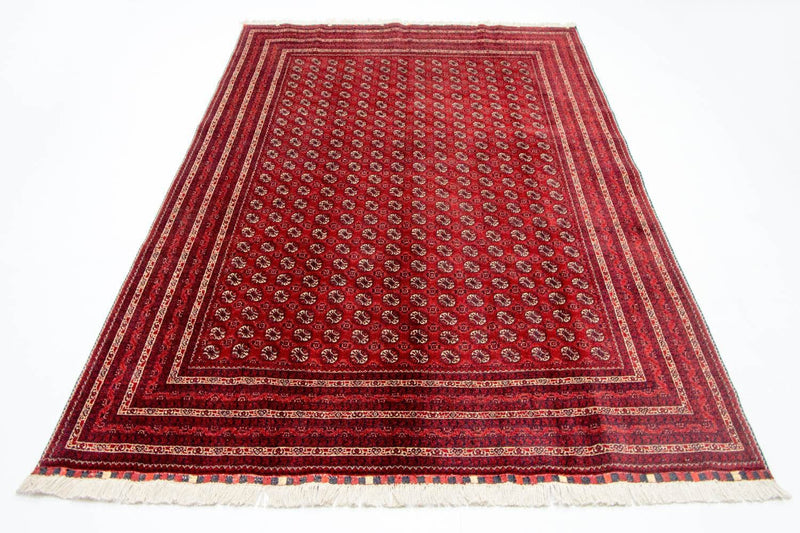 Tapis afghan - Boukhara - 300 x 195 cm - rouge
