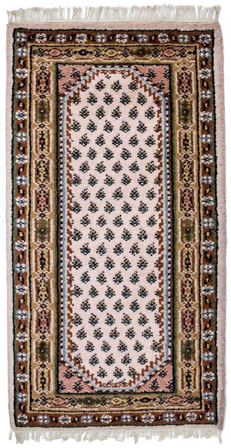 Tapis en laine - 137 x 74 cm - beige
