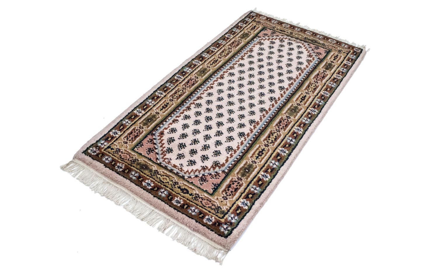 Tapis en laine - 137 x 74 cm - beige