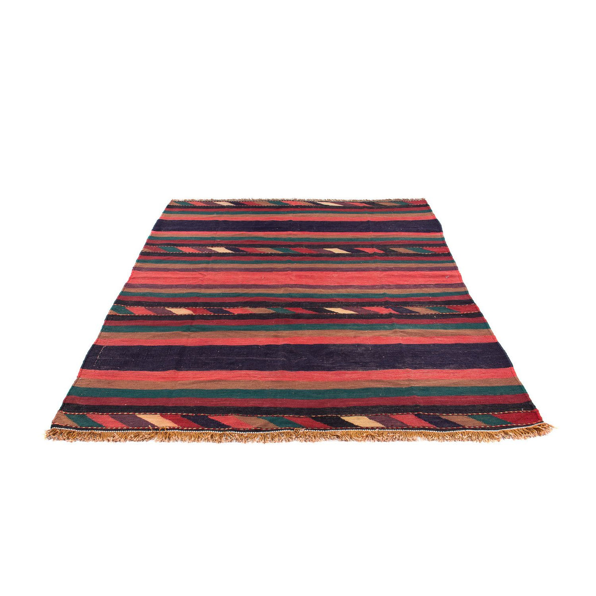 Tapis Kelim - Vieux - 195 x 160 cm - multicolore