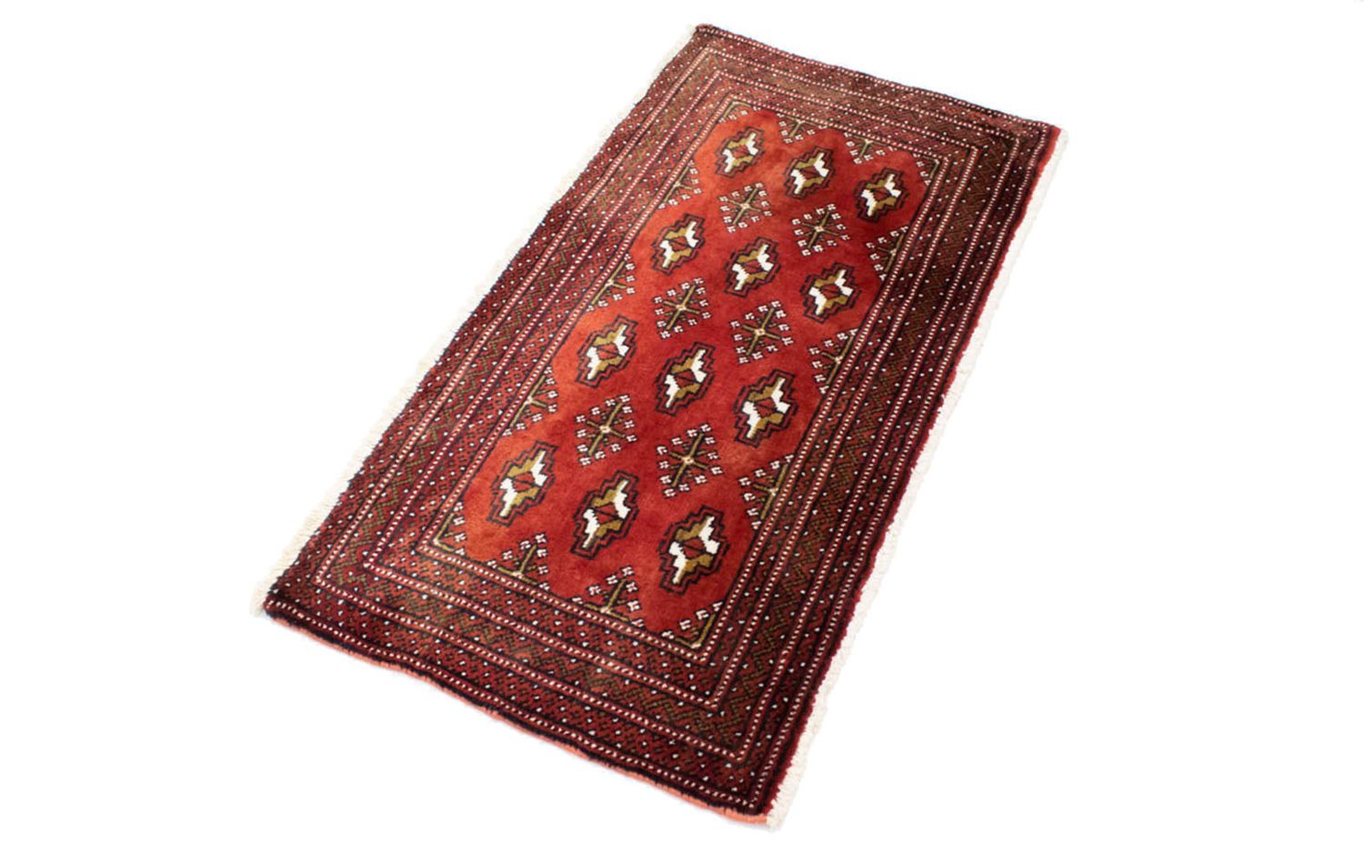 Tapis de couloir Tapis Turkaman - 100 x 50 cm - rouge
