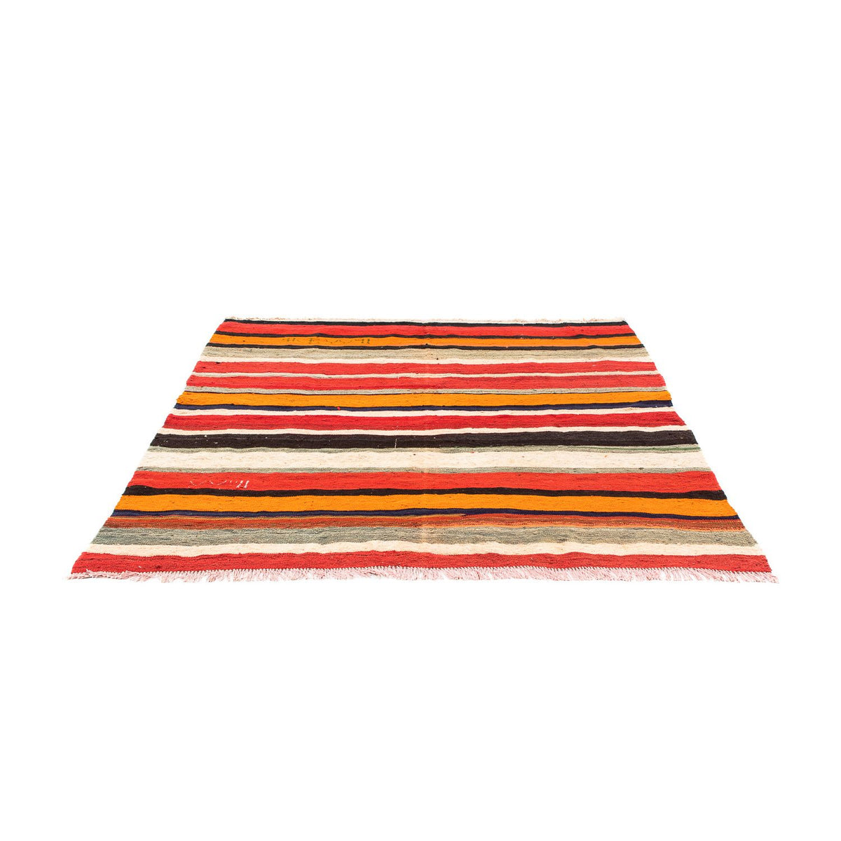 Tapis Kelim - Vieux carré  - 190 x 180 cm - multicolore
