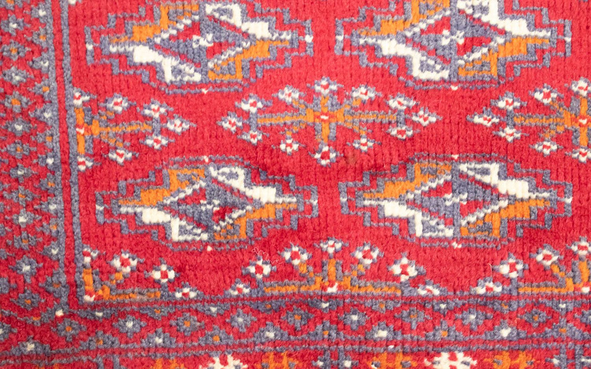 Tapis de couloir Tapis Turkaman - 100 x 50 cm - rouge