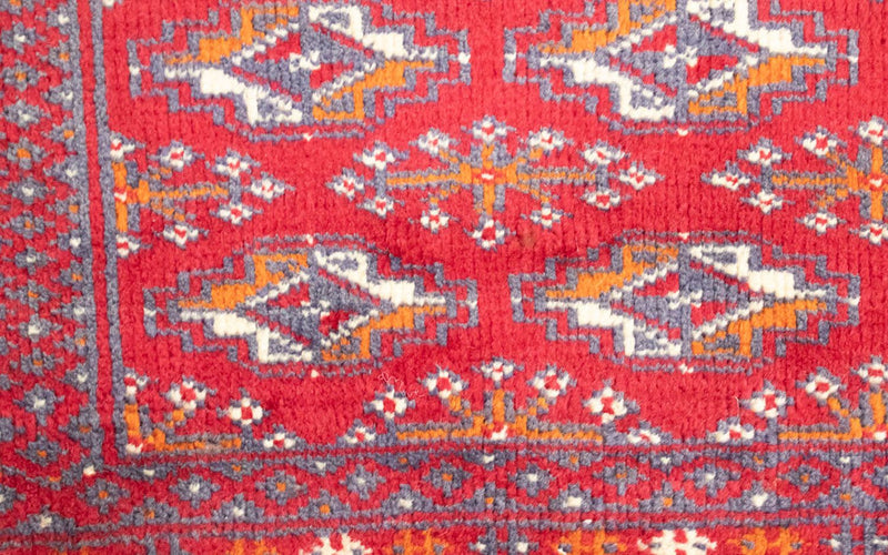 Tapis de couloir Tapis Turkaman - 100 x 50 cm - rouge