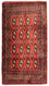 Tapis de couloir Tapis Turkaman - 100 x 50 cm - rouge