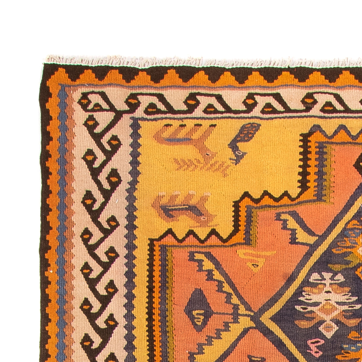 Kilim ancien Tapis 280x147cm