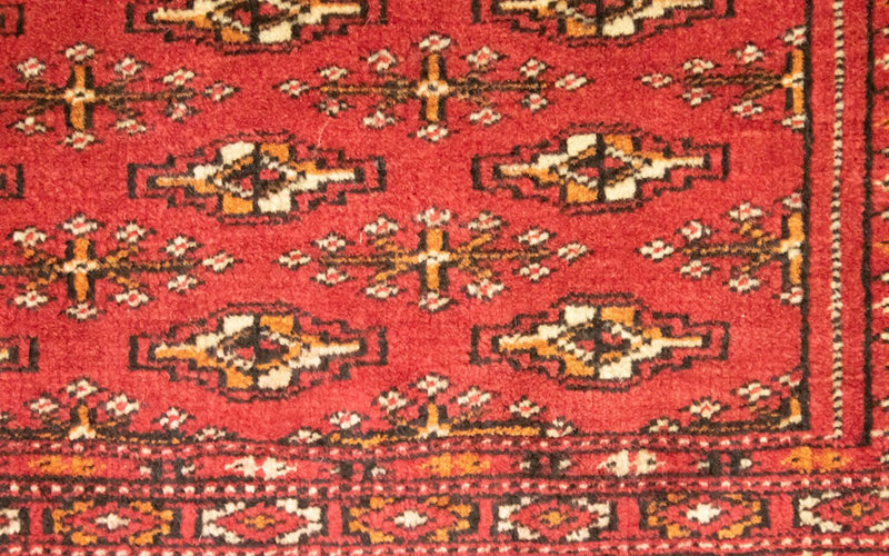 Tapis de couloir Tapis Turkaman - 100 x 50 cm - rouge