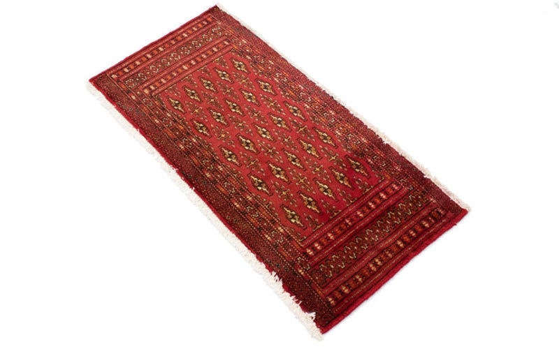 Tapis de couloir Tapis Turkaman - 100 x 50 cm - rouge