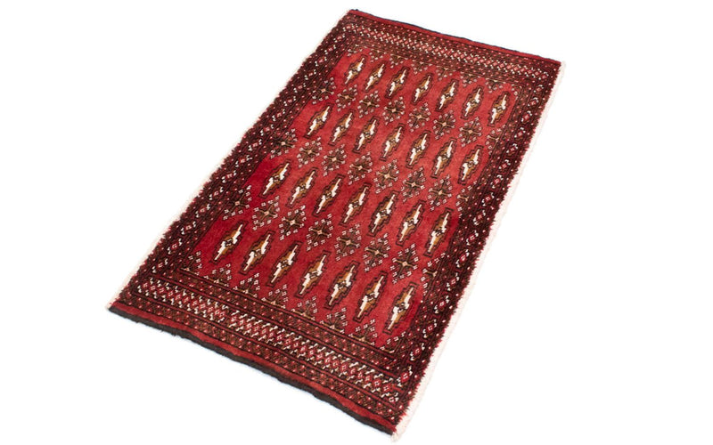 Tapis de couloir Tapis Turkaman - 100 x 50 cm - rouge