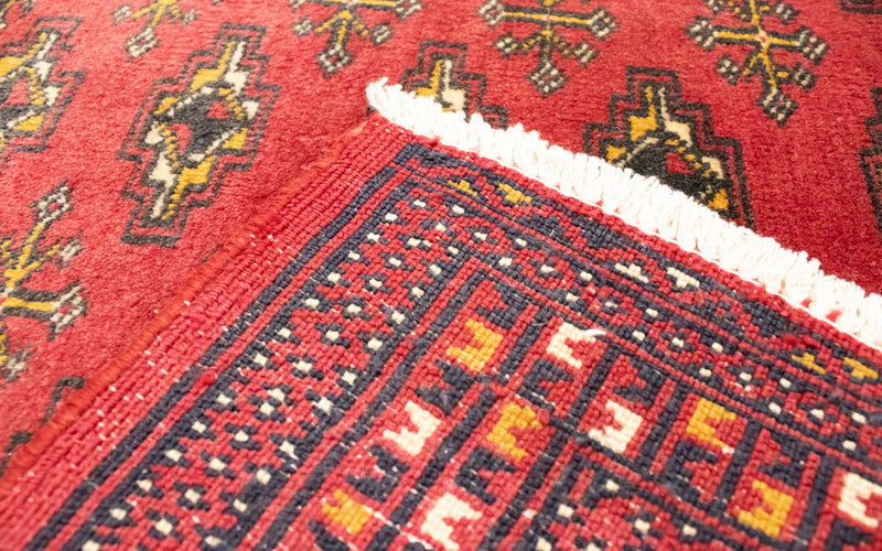 Tapis de couloir Tapis Turkaman - 100 x 50 cm - rouge