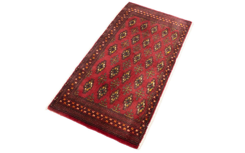 Tapis de couloir Tapis Turkaman - 100 x 50 cm - rouge