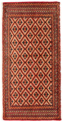 Tapis de couloir Tapis Turkaman - 100 x 50 cm - orange