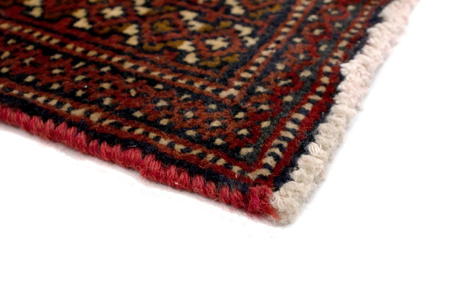 Tapis de couloir Tapis Turkaman - 100 x 50 cm - rouge