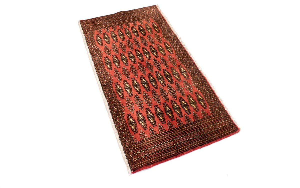 Tapis de couloir Tapis Turkaman - 100 x 50 cm - rouille