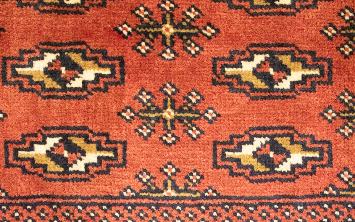 Tapis de couloir Tapis Turkaman - 100 x 50 cm - rouille