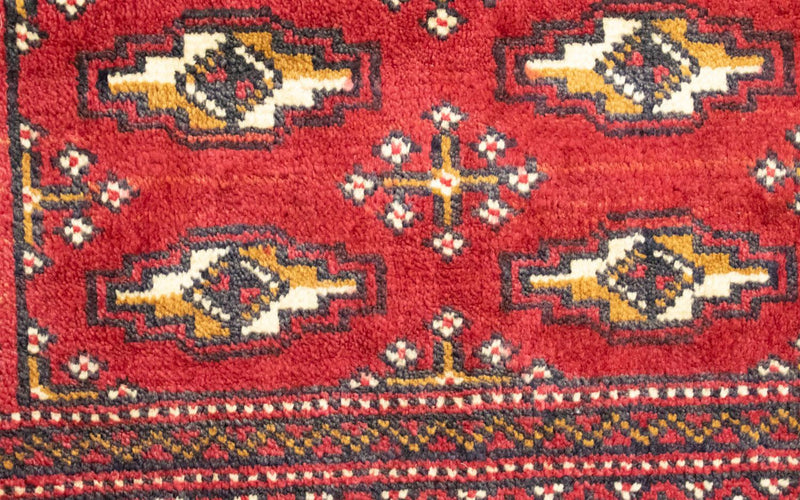 Tapis de couloir Tapis Turkaman - 100 x 50 cm - rouge