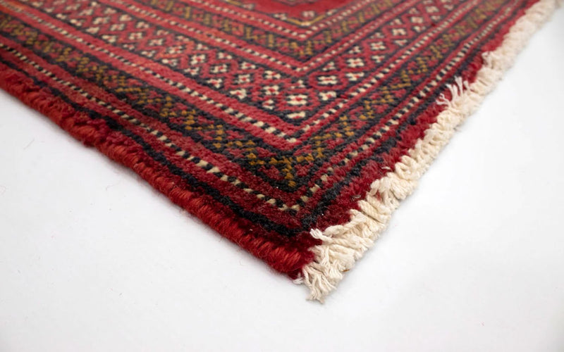 Tapis de couloir Tapis Turkaman - 100 x 50 cm - rouge