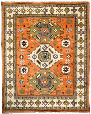 Tapis oriental - 304 x 249 cm - orange