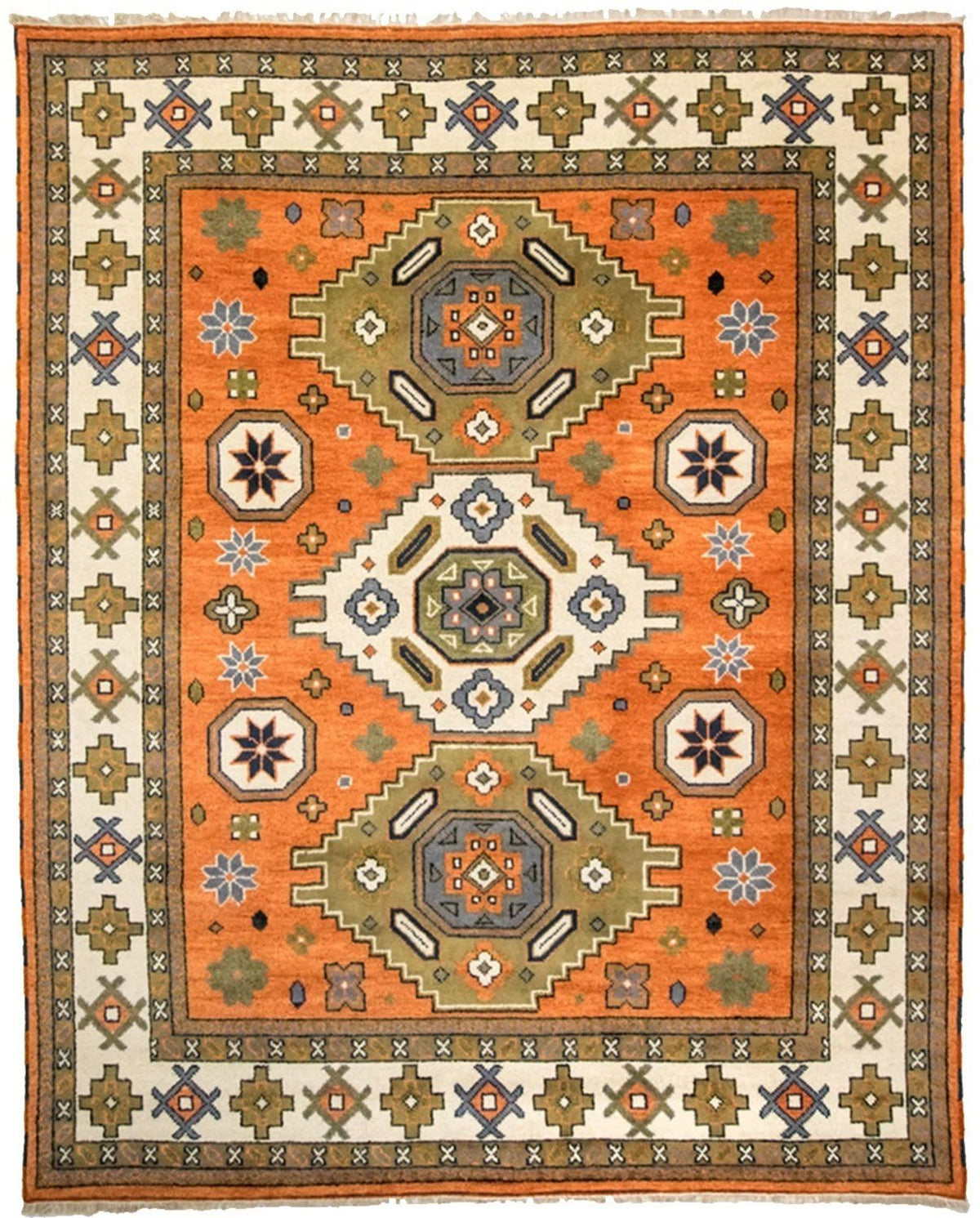 Tapis oriental - 304 x 249 cm - orange