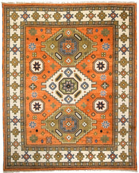 Tapis oriental - 304 x 249 cm - orange