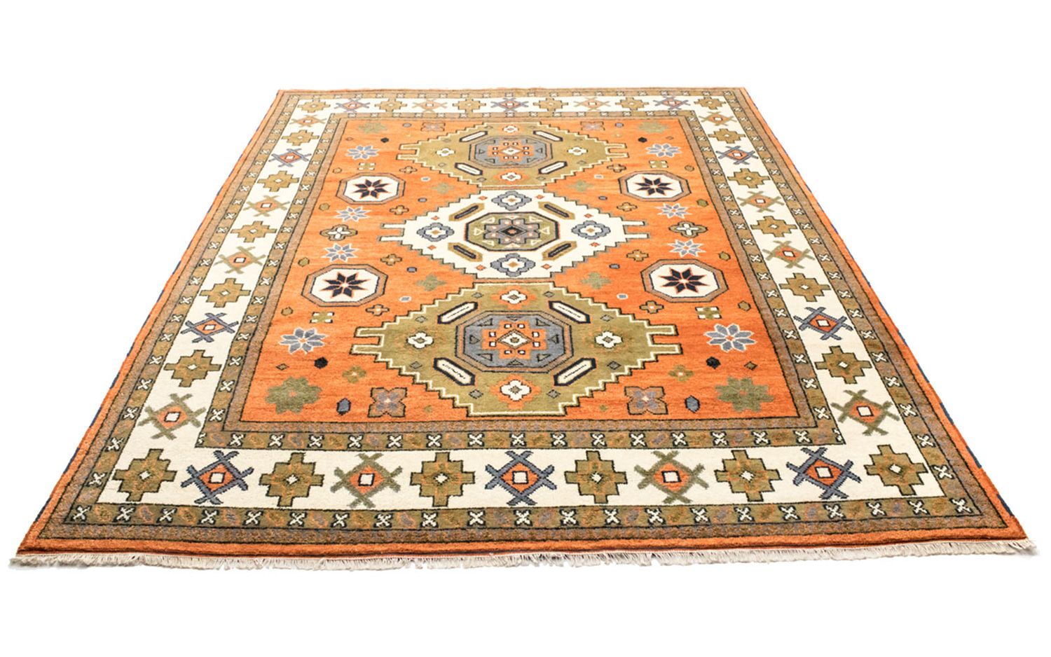 Tapis oriental - 304 x 249 cm - orange