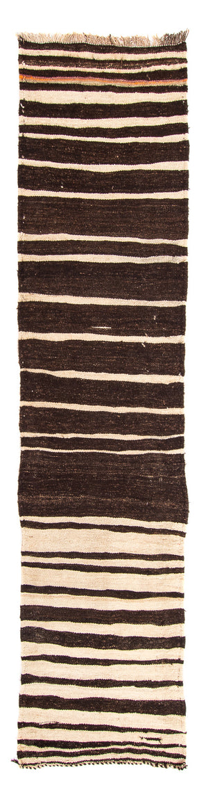 Tapis de couloir Tapis Kelim - Vieux - 305 x 75 cm - multicolore