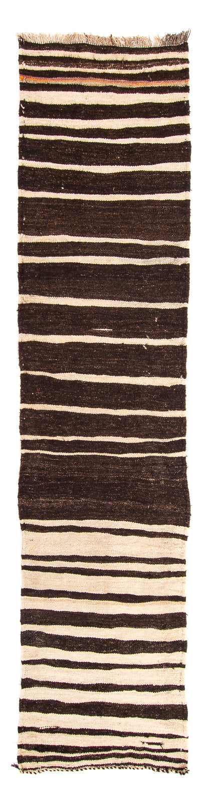 Tapis de couloir Tapis Kelim - Vieux - 305 x 75 cm - multicolore