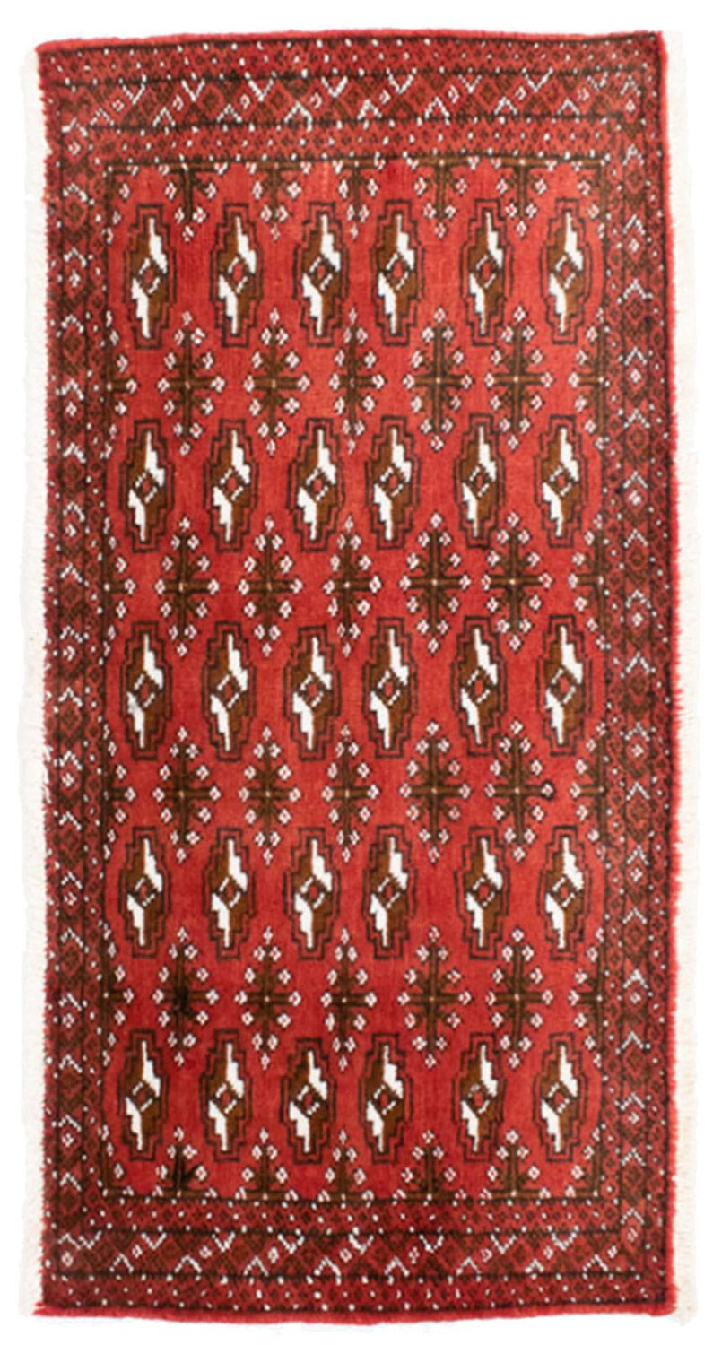 Tapis de couloir Tapis Turkaman - 100 x 50 cm - rouge