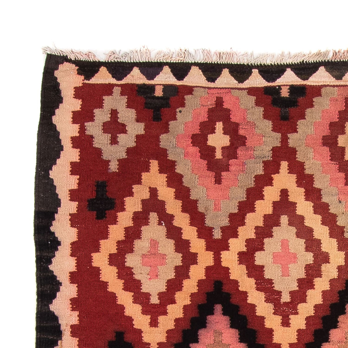 Tapis Kelim - Vieux - 220 x 160 cm - multicolore