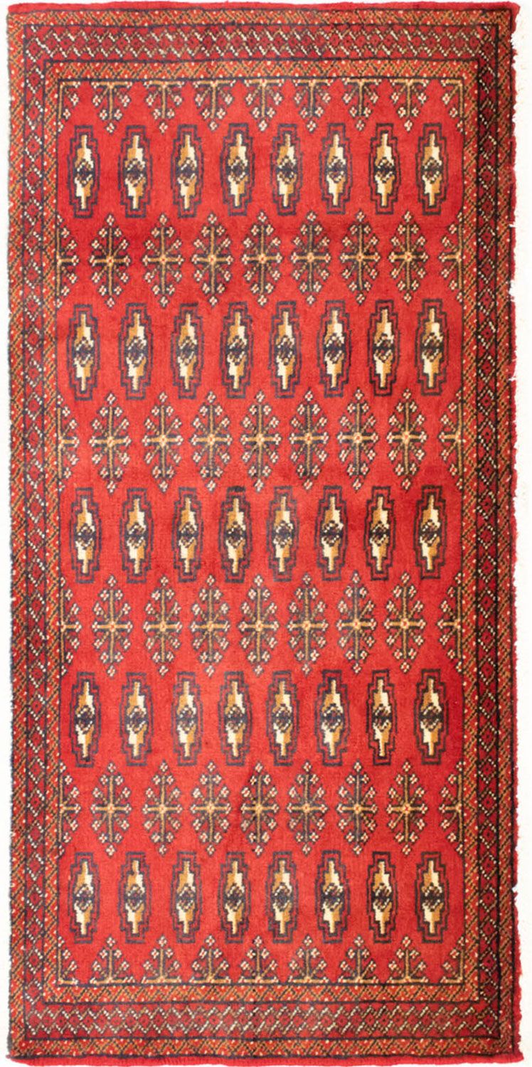 Tapis Turkaman - 130 x 60 cm - rouge