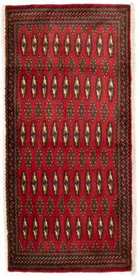 Tapis Turkaman - 130 x 60 cm - rouge