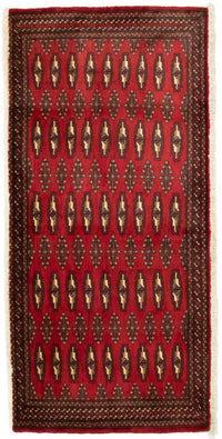 Tapis Turkaman - 130 x 60 cm - rouge