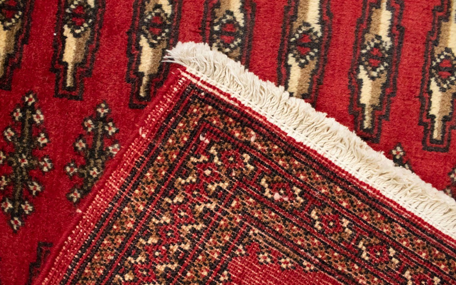 Tapis Turkaman - 130 x 60 cm - rouge