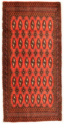 Tapis Turkaman - 130 x 60 cm - rouge