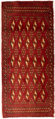 Tapis Turkaman - 130 x 60 cm - rouge