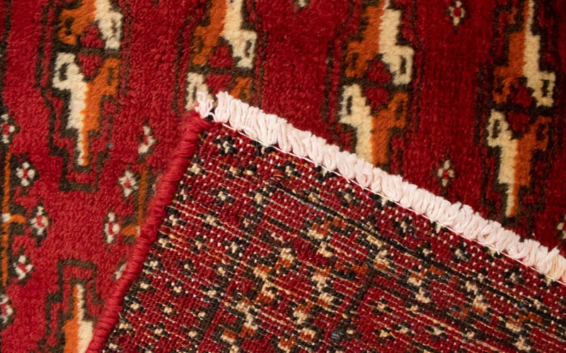 Tapis Turkaman - 130 x 60 cm - rouge