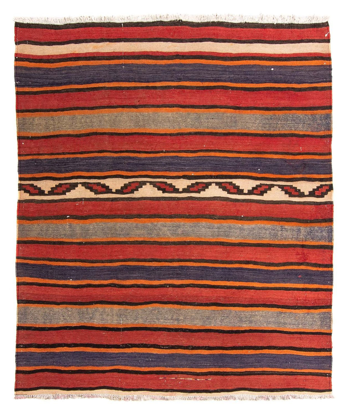 Tapis Kelim - Vieux - 180 x 160 cm - multicolore