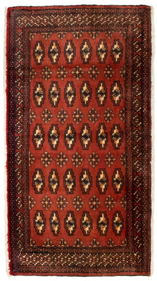 Tapis Turkaman - 130 x 60 cm - rouge